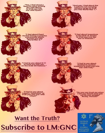 Subscribe2LMGNC, Uncle Sam Vignettes "Yes I Lied!" - 9258