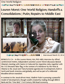 TITLE- 20160322-20160428 Leuren Moret- One World Religion