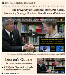 TITLE- 20160507 LKM, DH Interview, "UC, Davis, Katehi, Illuminati"